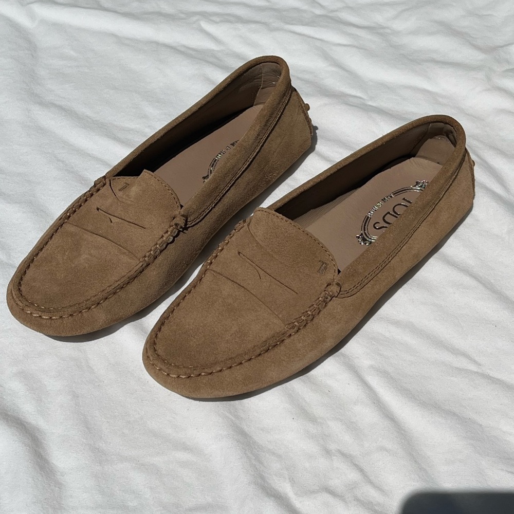 Tod’s Brown Suede Loafers - Women’s size 38